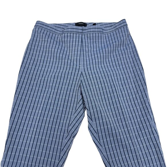 NEW Theory Womens Blue Stripes Straight Leg Dress Pants, Size 4 NWOT - Picture 3 of 11